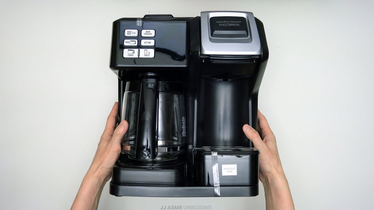 DETAILED Review Hamilton Beach FlexBrew Coffee Maker & Single Serve K-Cup  Pods 49976 UNBOXING 