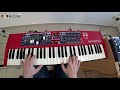 Nord Electro 6 Piano/Обзор секция Piano/ Overview