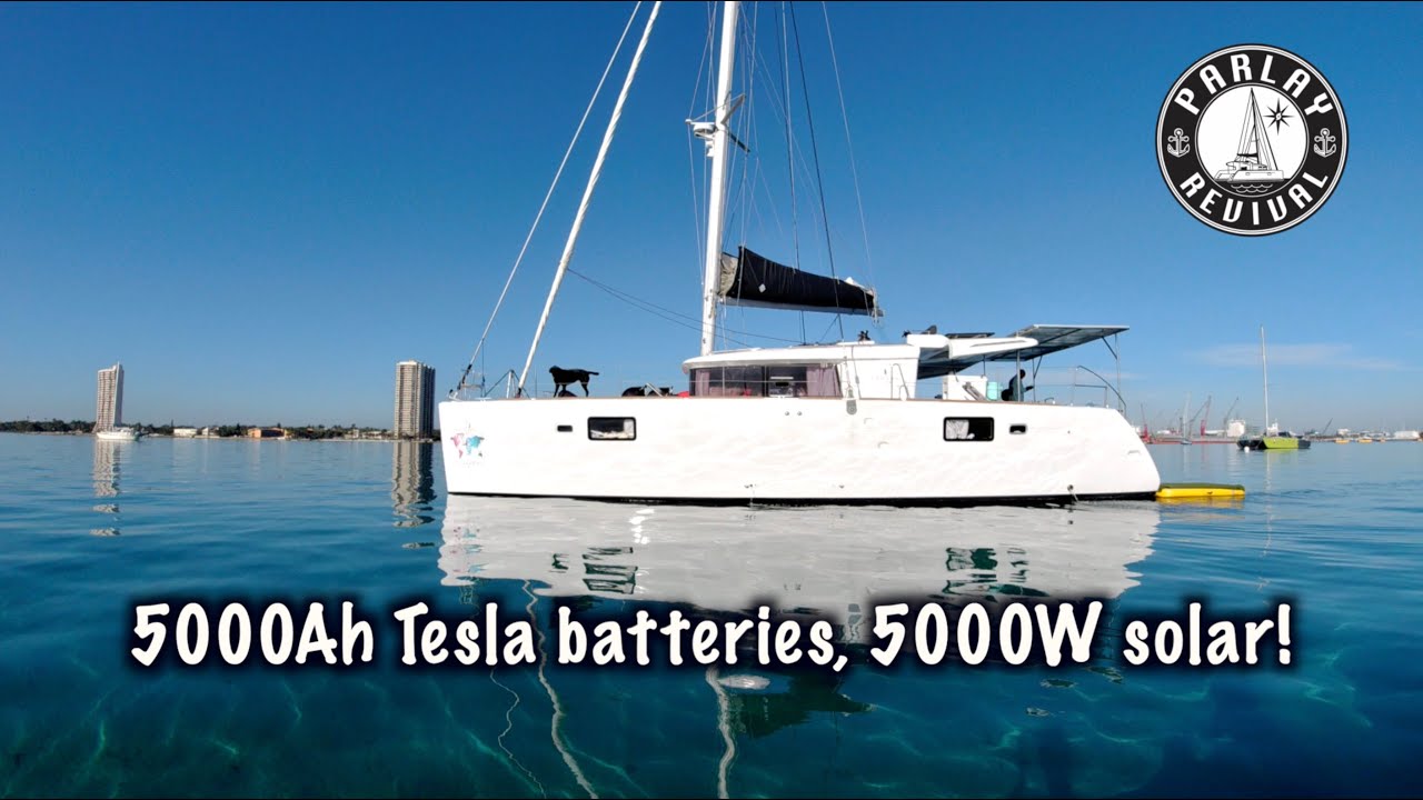 Biggest lithium battery installation ever on a sailboat? – Episode 105