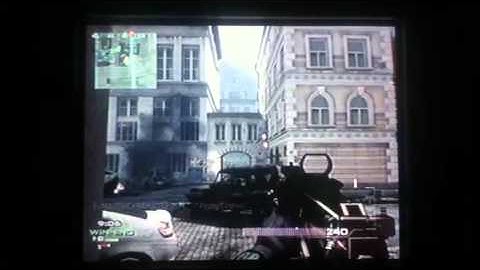 mw3:crazy luckiest random knife kill ever
