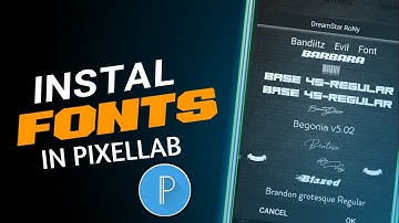 How To Add Custom Fonts in Pixellab App 2022 || Make Your Thumbnails Attractive | Pixellab fonts