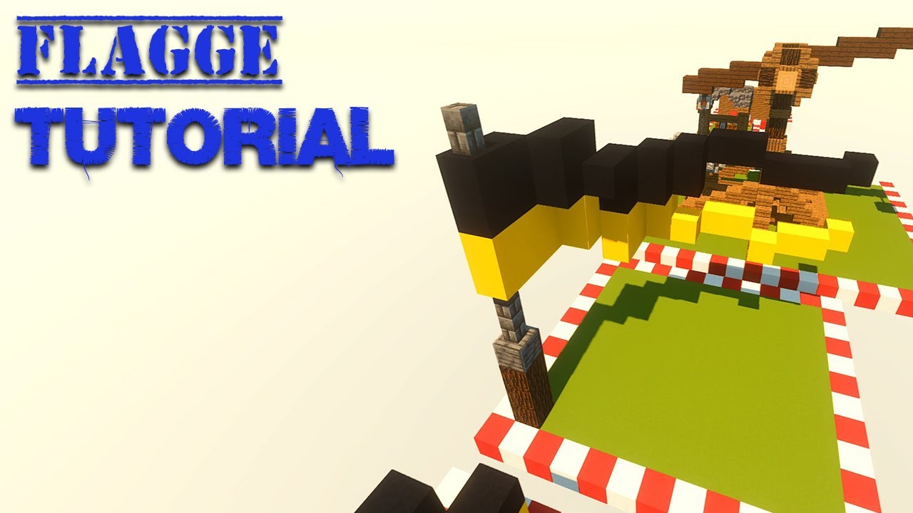 Minecraft: Tutorial Flagge bauen [Deutsch] #5 - YouTube