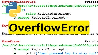 OverflowError | Python | Tutorial