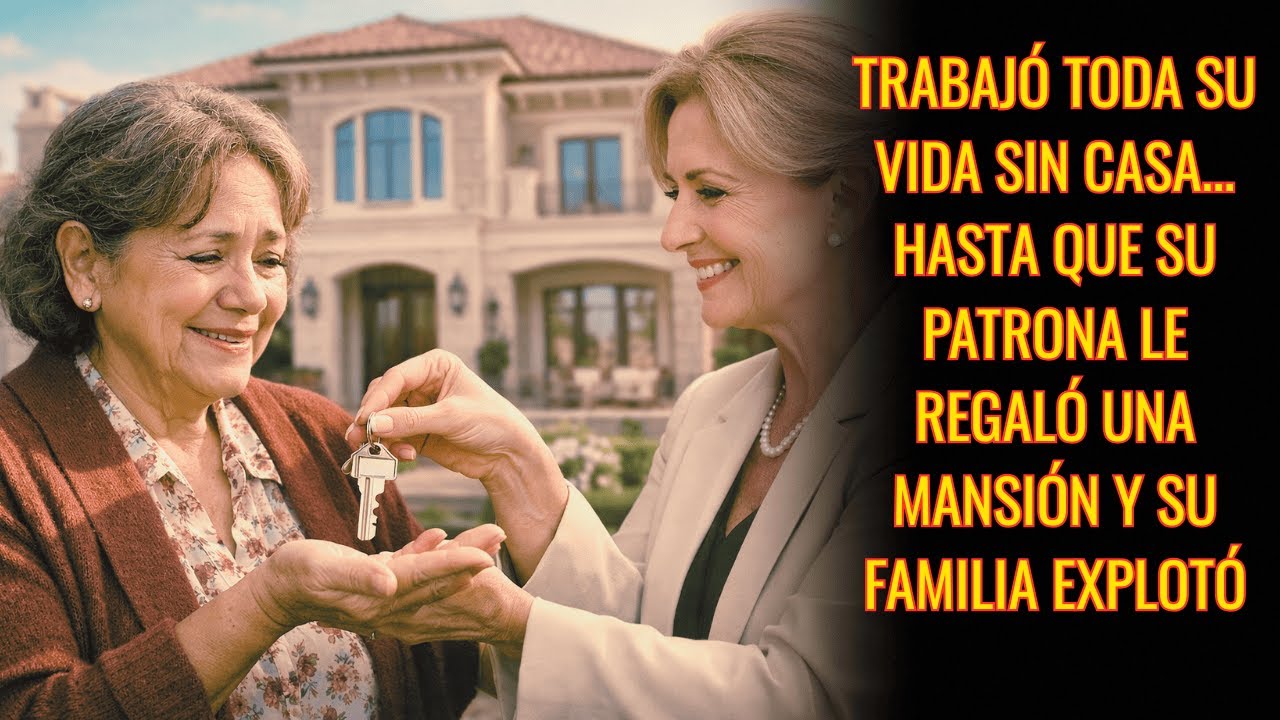 UNA EMPLEADA DOMÉSTICA RECIBE UNA MANSIÓN A LOS 60 AÑOS Y LO QUE PASA CON SUS HIJOS CAMBIA TODO