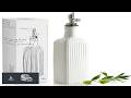 getstar 18 oz Olive Oil Dispenser Bottle for Kitchen Ceramic Oil Bottle