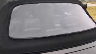 97 BMW 328i cab rear window zipper restitched