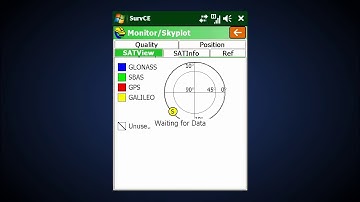 NavCom SurvCE  Monitor Skyplot Overview