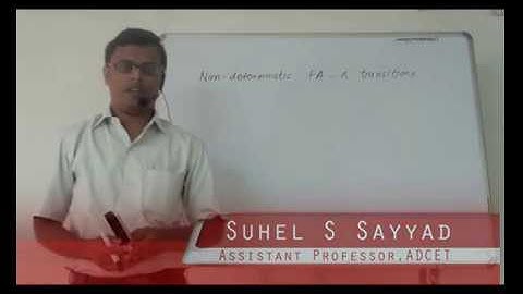 Non Deterministic Finite Automata with Null Transition