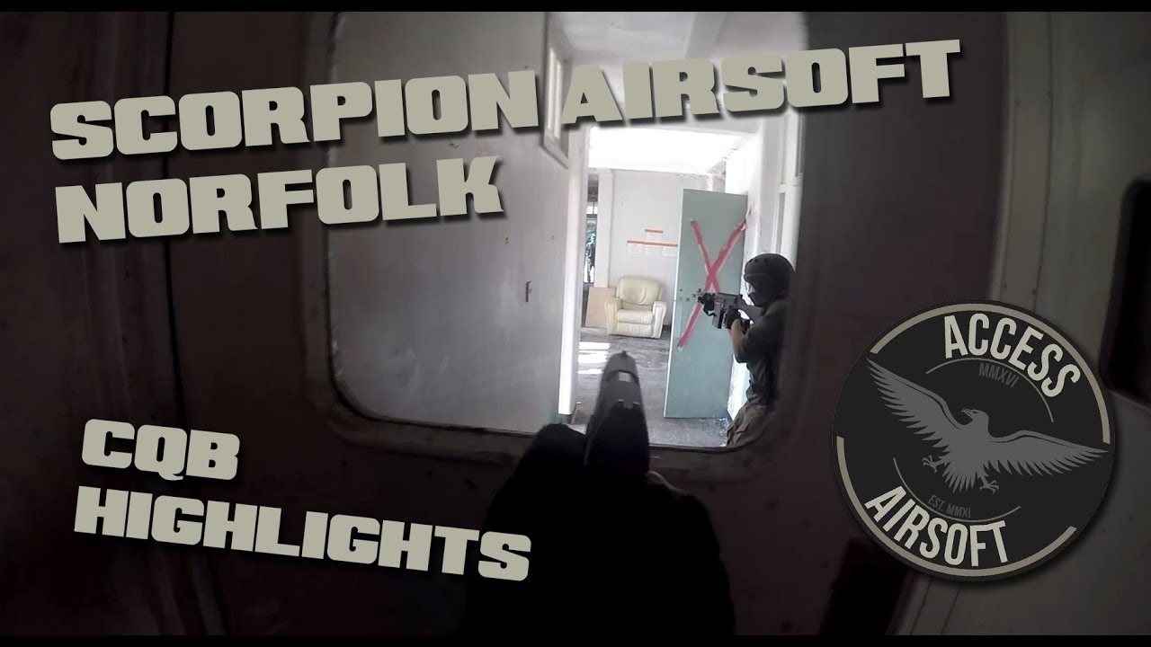 Airsoft CQB Highlights! Scorpion Airsoft, Norfolk YouTube