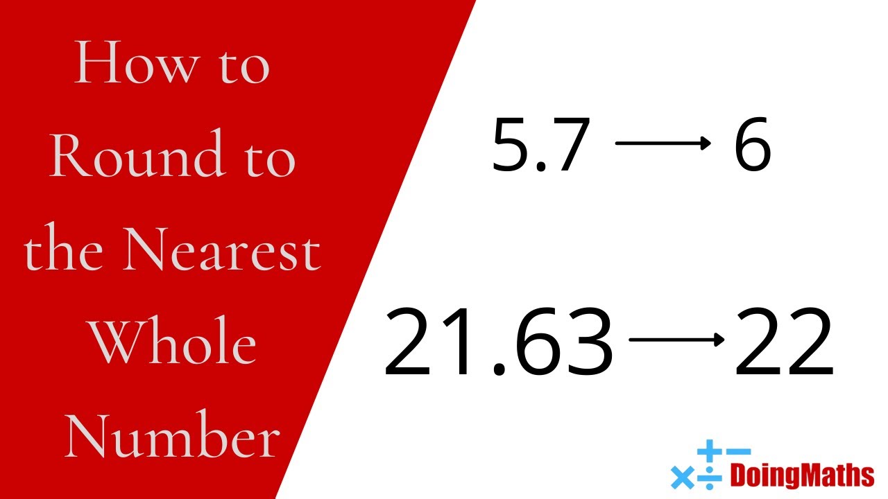 round to the nearest whole number reasoning and problem solving