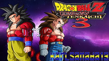 SSJ4 Goku Vs. SSJ4 Vegeta - Dragon Ball Z: Budokai Tenkaichi 3 with karlsanada13