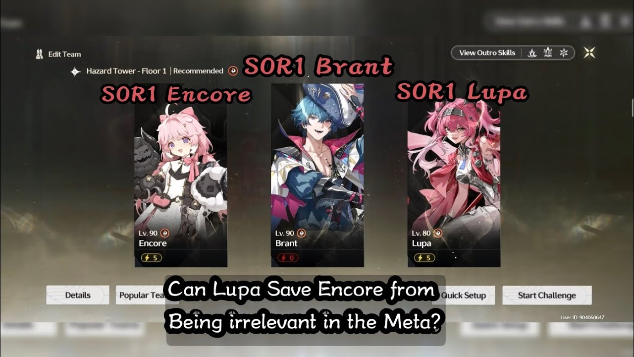 S0R1 Encore, S0R1 Brant & S0R1 Lupa Showcase in Hazard Tower - Floor 1