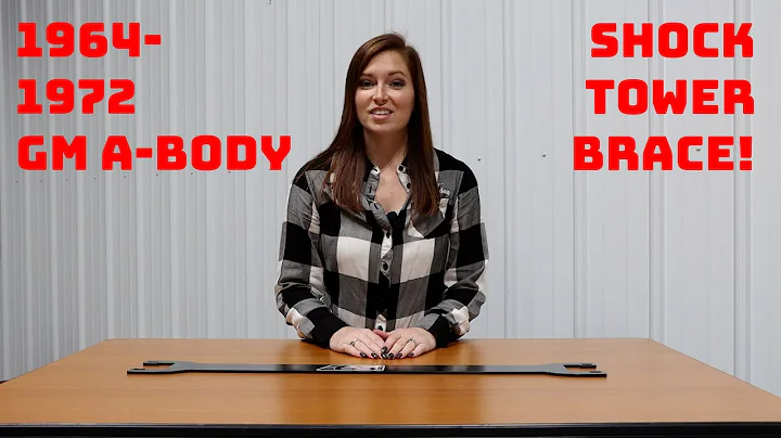 1964 to 1972 GM A-Body Rear Shock Tower Brace