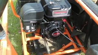 Predator 212 on a manco fox conquest go kart