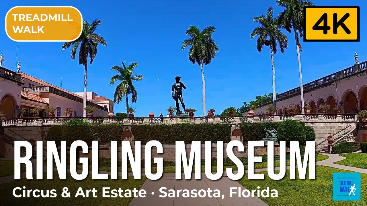 Ringling Museum 4K — Circus & Art Museum Gardens, Sarasota
