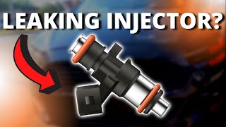 symptoms of a leaking fuel injector