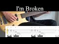 I'm Broken (Pantera) - Bass Cover (With Tabs) by Leo Düzey