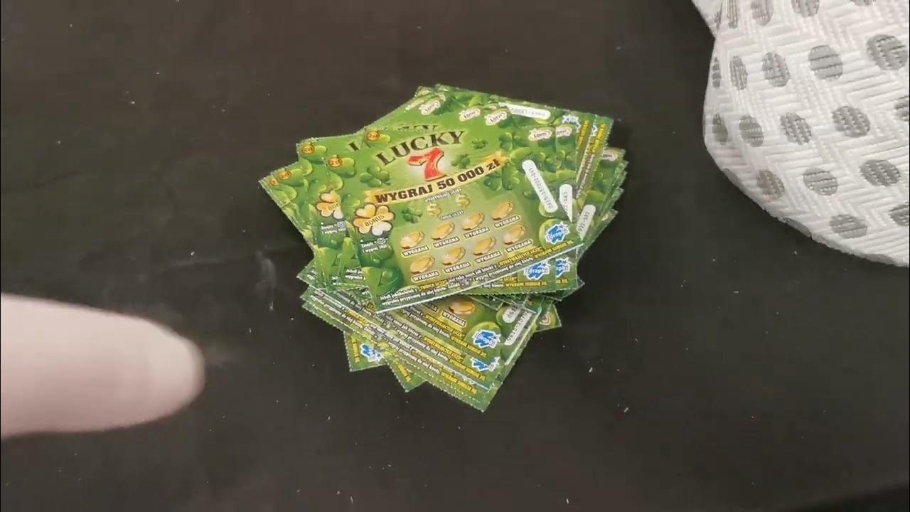 Jak Wygrać w zdrapki Lucky 7 MEGA duża szansa wygranej 50 000 zł YouTube