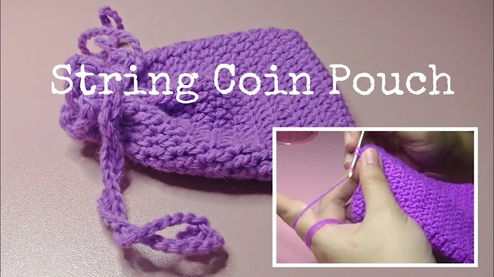 Learn to Crochet a Stylish Drawstring Coin Pouch