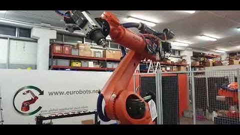 Machining robot kuka krc4 with HSD spindle