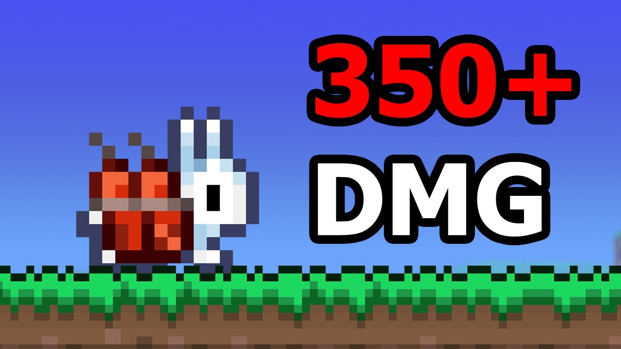 Terraria Rabit Using bunnies to destroy Terraria... literally - YouTube
