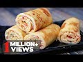 Crepe Egg Roll | Crepe Egg Roti Recipe | Easy Snacks Recipe | Toasted