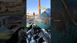 Amazing Custom Harley With Patina Paint...