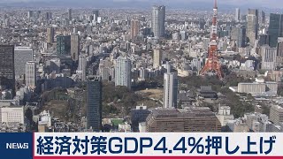 経済対策GDP4.4％押し上げ