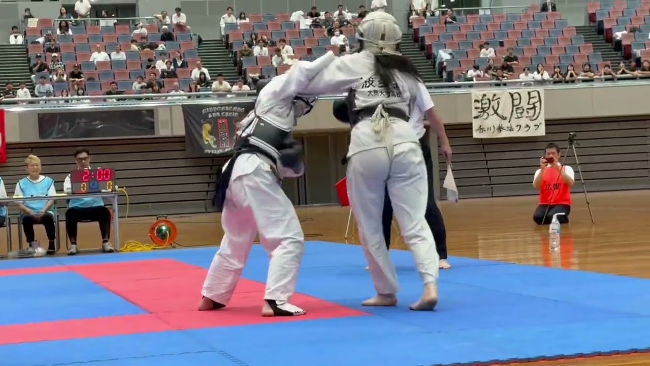 2025全日本拳法高校女子個人選手権大会 決勝戦 波多野 蒼月（大商大堺高校） VS 山口 和心(大阪高校) @nipponkenpo