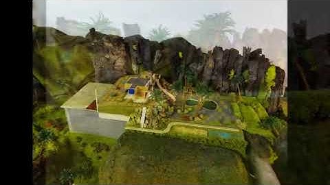 Thunderbirds- Tracy Island Diorama