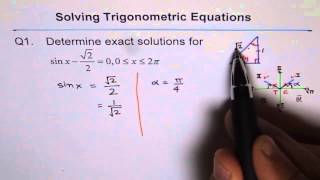 Trigonometric Equation Exact Solution Sine Q1 Net Worth