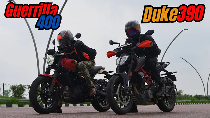 Guerrilla 450 vs Duke 390 Gen-2 Drag Race
