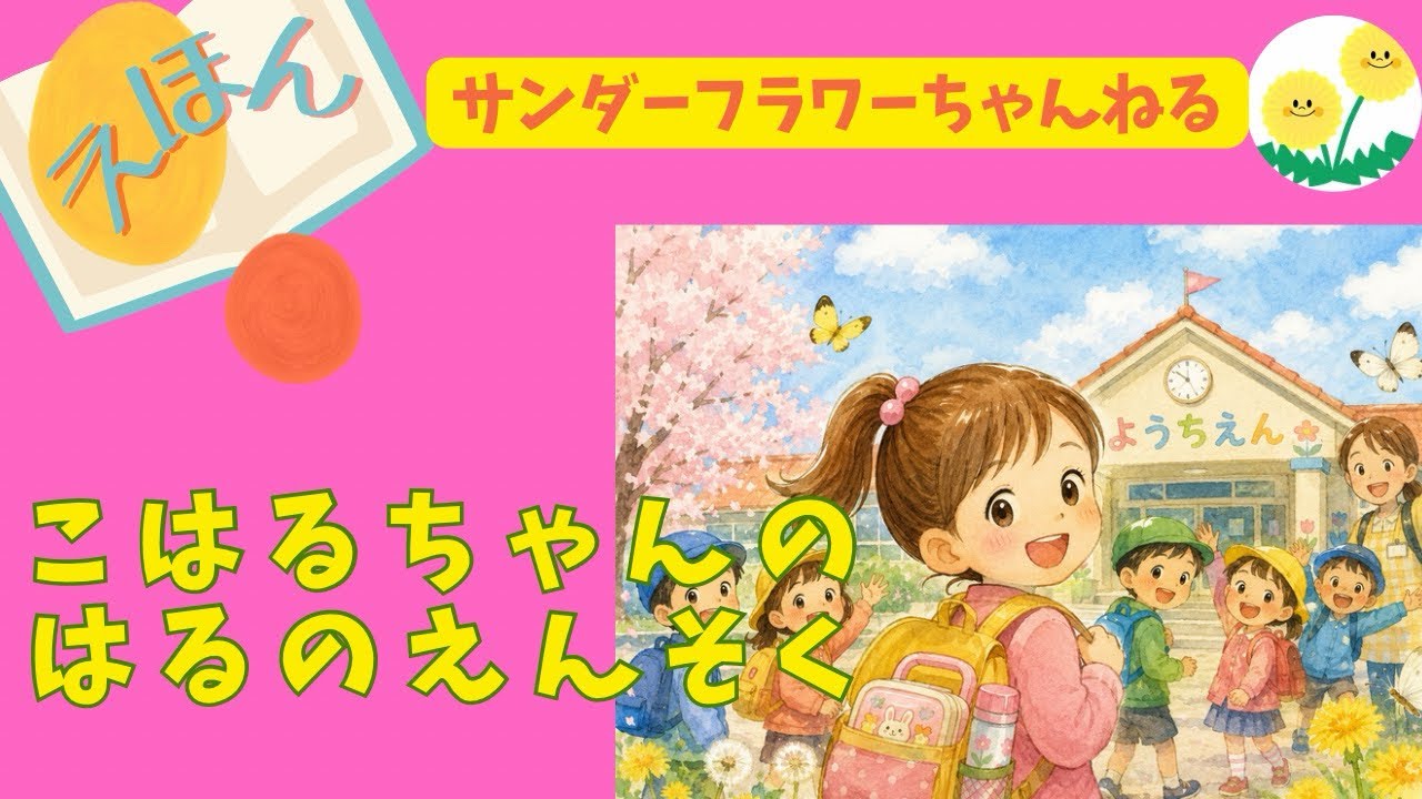 Spring Excursion Picture Book 🌸] Koharu-chan's Spring Excursion