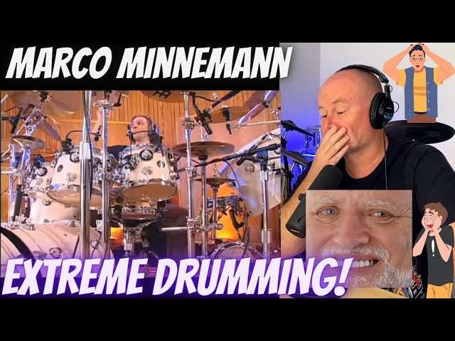 Drum Teacher Reacts: Marco Minnemann Extreme Drumming! class=