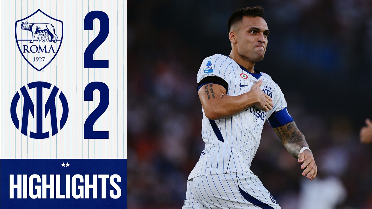RIMONTA ALL’OLIMPICO, TORNIAMO CON UN PUNTO A MILANO 🖤💙 | ROMA 2-2 INTER | HIGHLIGHTS
