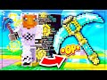 CRAFTING THE ULTIMATE PICKAXE on BEST NEW Minecraft OP PRISON SERVER: MineLucky #4