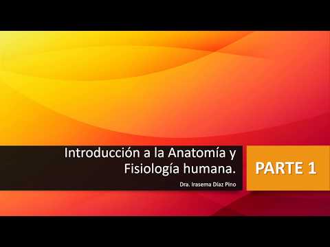 Introducción a la Anatomía y Fisiología humana Parte 1