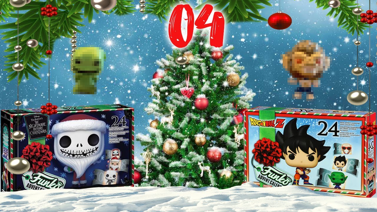 On ouvre nos 2 calendriers de l'avent dragon ball z et l'étrange noel
