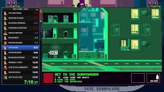 NOT A HERO 100% Speedrun (29:36)