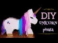 DIY UNICORN pinata 🦄 / Birthday party Unicorn Pinata 💕