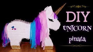 DIY UNICORN pinata 🦄 / Birthday party Unicorn Pinata 💕