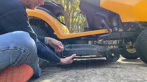 Quick and Easy Mulch Cover modification to improve performance on Cub Cadet XT-1, XT-2, RZT.