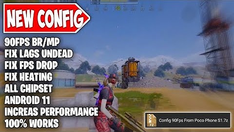 CONFIG 90FPS IN COD MOBILE | CONFIG FROM POCO X3 PRO | FIX LAGS BR/MP/ UNDEAD SIEGE
