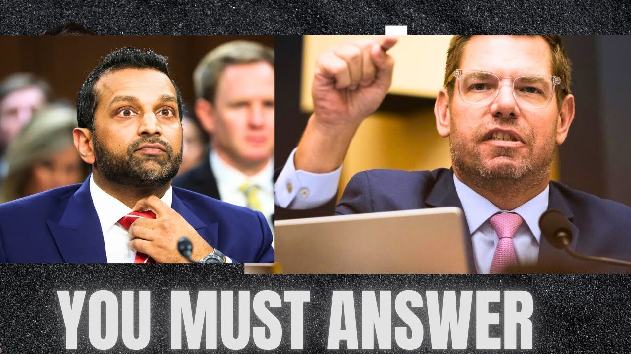 'You are a Disgrace' FBI Director Kash Patel EXPOSED over Epstein File Linking Trump (Eric Swalwell)