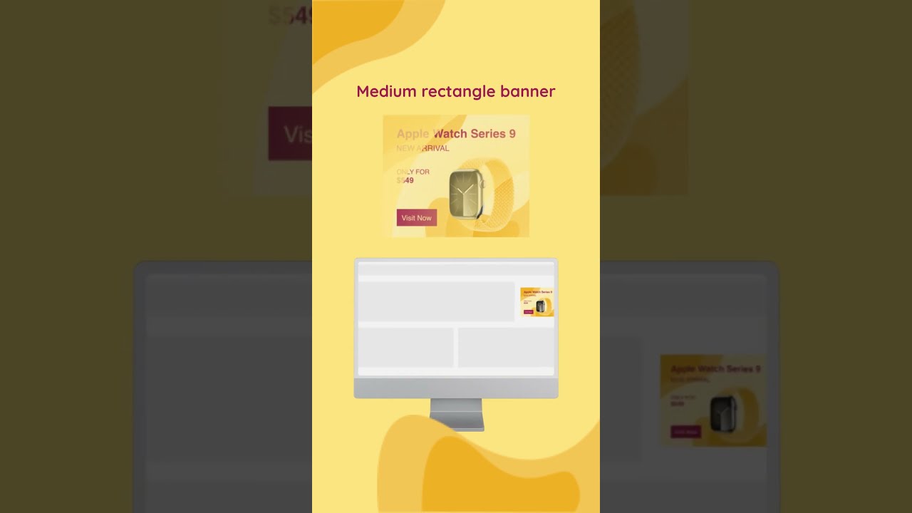 Web Banner design #graphicdesign #motiongraphics #illustration #webbannerdesign #applewatch