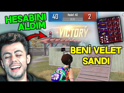 BENİ VELET SANDI HESABINI ALDIM !! PUBG Mobile