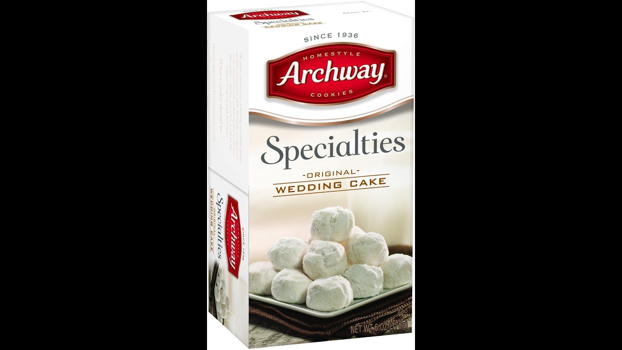 Archway wedding cake cookie review YouTube