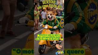 Quem pediu uma pizza para assistir a Seleção rumo ao Exa#sextou#Exa#Brasil