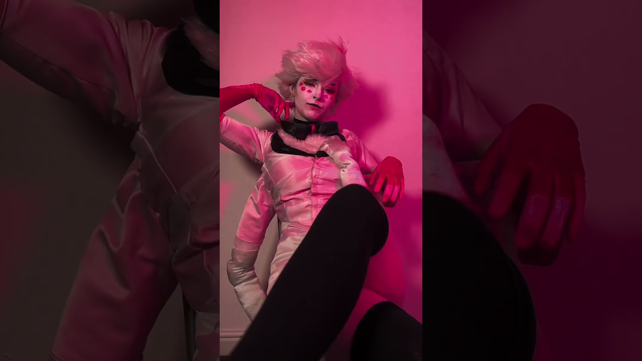 Angeldust Denial transition  - Hazbin Hotel cosplays