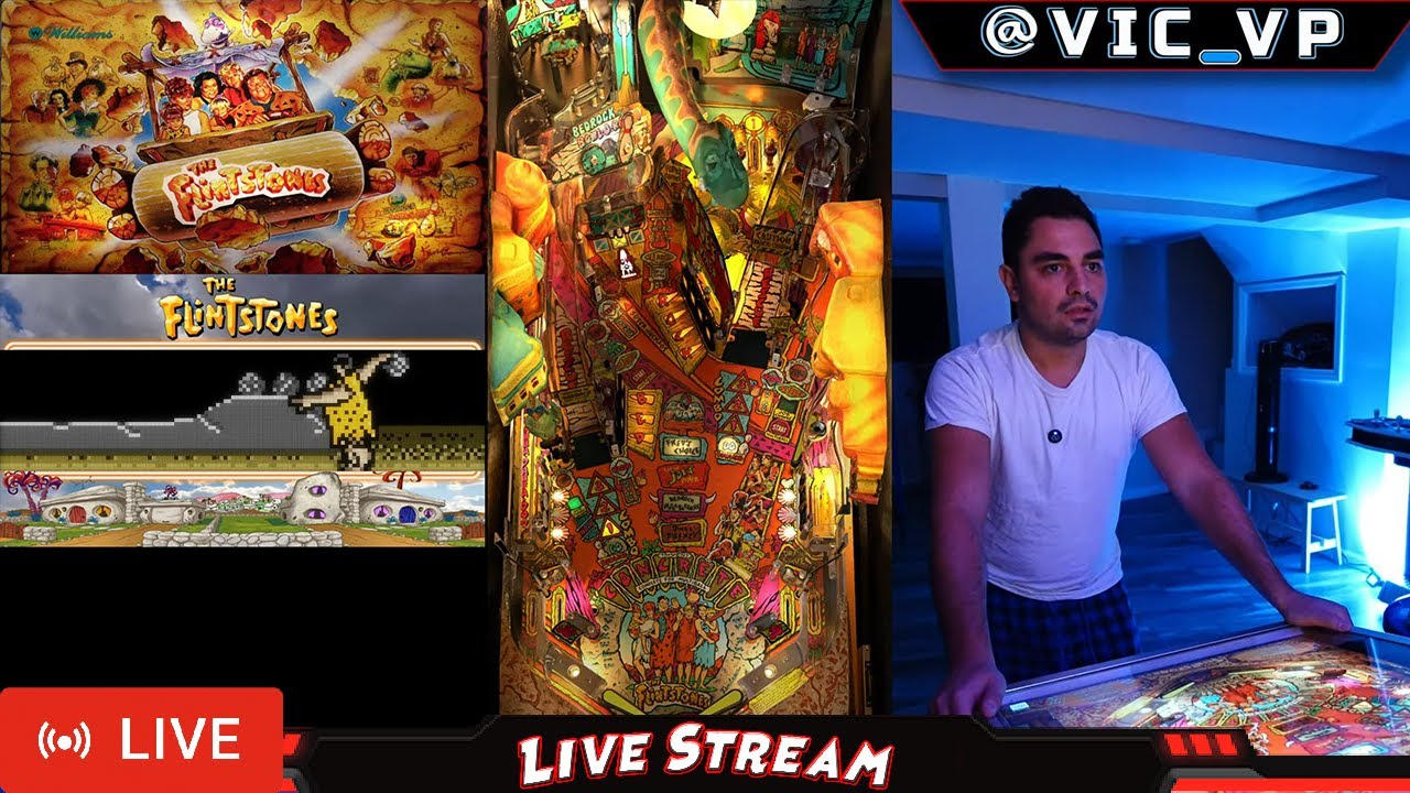 Flintstones VPX Virtual Pinball Stream Part 2 - G5k Version - YouTube